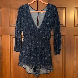 Patterned Hollister Romper